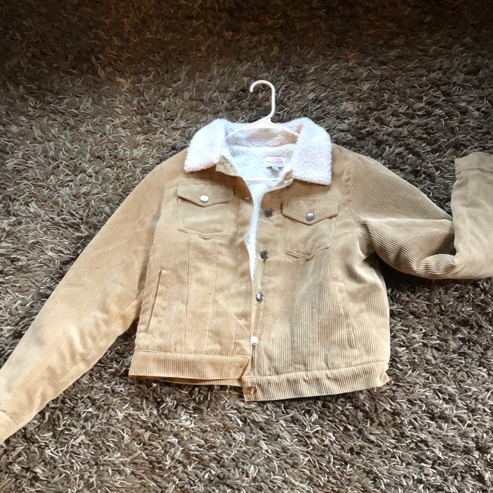 Khaki corduroy jacket